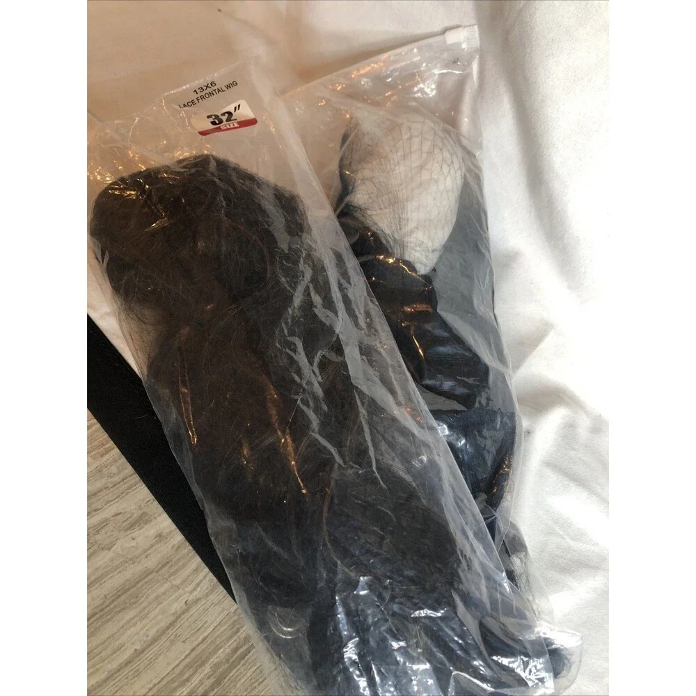 32” Long Gradient Curly Synthetic Wig Wavy Cosplay Wig Blue NEW - Picture 12 of 13